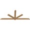 Ekena Millwork Kennewick Timber Gable Bracket, Western Red Cedar, 108"W x 45"H x 1 1/2"D x 5 1/2"F, 10/12 Pitch GBW108X45X0206KEN00SWR - alternate 3